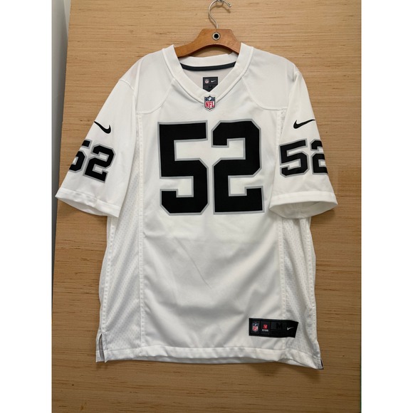 Nike Other - Nike NFL Oakland Raiders Khalil Mack 52 Jersey Mens Medium White On Field